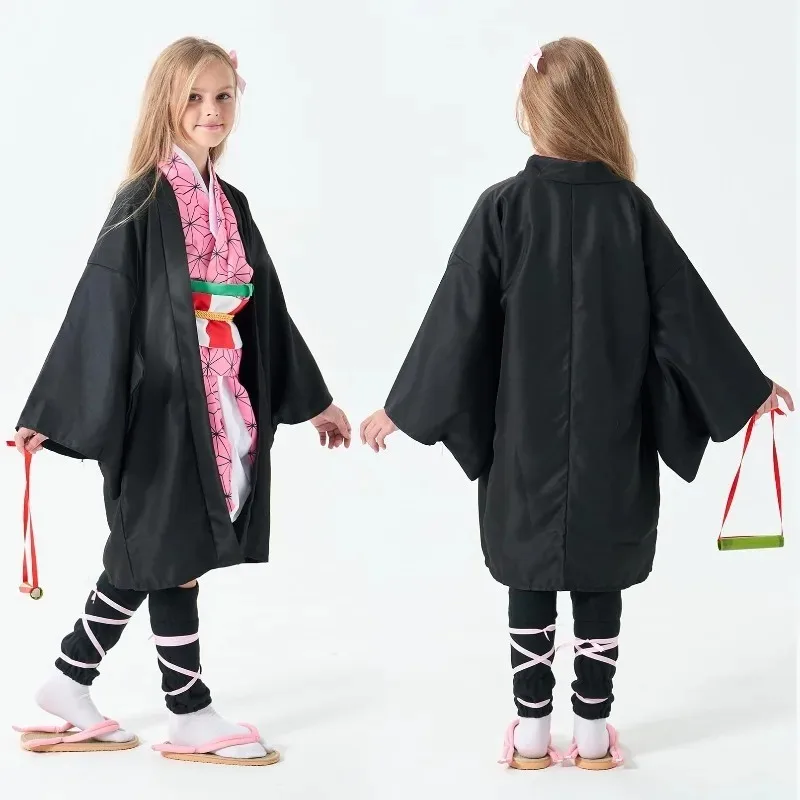 halloween anime kimetsu no yaiba kamado nezuko cosplay costume kimono démon tueur cosplay perruques cheveux carnaval femmes tenue halloween anime kimetsu no yaiba kamado nezuko cosplay costume kimono démon tueur cosplay perruques cheveux carnaval femmes tenue