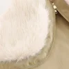 hh veste courte à capuche femme automne hiver multi poche cordon conception polyvalent haut à la mode chaud dame manteau décontracté