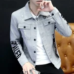 Veste Polyvalente en Jean pour Homme, Manteau de Printemps et Automne, Style Coréen, à la Mode, Beau, Étudiant, Vêtements de Pharmacie, Été