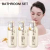 ensemble de shampoing et de conditionneur japonais et de lavage pour le corps, parfum aux acides aminés, shampooing de soirée japonais, optique, cheveux lisses, 3 paquets