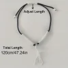 anneau de cou de cheval en nylon fait à la main – pendentif décoratif tissé, sûr et confortable pour tous les chevaux
