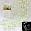 vigne de fleurs sakura artificielles de 180cm, pour décoration de mariage, arc de jardin, décoration de salle de maison, fête de mariée, fausse soie, ornement extérieur