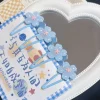 Épingles à cheveux sakura rose, 2 pièces/lot, pince à cheveux latérale pour filles et femmes, mignon, fleur bleue crème, couvre chef, épingles à cheveux douces, ornement, cadeaux