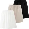 jupon en satin pour femme, sous jupe, lingerie