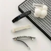 pince à cheveux en acétate, barrettes géométriques colorées élégantes, épingle à cheveux, accessoires pour cheveux pour femmes