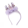 fée mode mignon strass maille couronne couvre chef coiffure style coréen bandeau fille bandeau de cheveux chapeaux cerceau de cheveux