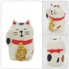 statue de chat japonais zakka, figurines miniatures en résine, jouets artisanaux, ornement de voiture, décoration de maison, accessoires de photographie