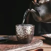 tasse à thé rétro en céramique japonaise, zone estay francs, café matcha, tasse décontractée