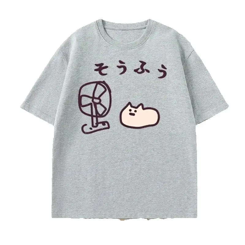 cool style japonais fan chat t shirt femmes drôle à manches courtes t shirt graphique t shirts été streetwear imprimé t shirts cool style japonais fan chat t shirt femmes drôle à manches courtes t shirt graphique t shirts été streetwear imprimé t shirts