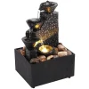 Décor de cascade de table, fontaine d’eau, ornements de bureau, Feng Shui, cascade d’eau qui coule, décoration de paysage de table Décor de cascade de table, fontaine d’eau, ornements de bureau, Feng Shui, cascade d’eau qui coule, décoration de paysage de table