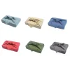 Furoshiki-Mouchoir japonais en coton et lin, boîte à déjeuner Bento, polymères de table, cadeau emballé, gril multifonctionnel
