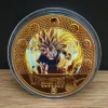 pièce de collection dragon ball anime, pièce commémorative super saisuperb, pièce en métal doré, jouet pour enfants, cadeau
