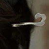 1 pièce sceptre Vintage, épingle à cheveux, épingle à cheveux argentée, polyvalente, Simple, Hanfu, épingle à cheveux, Premium, casque, Design, accessoires pour cheveux