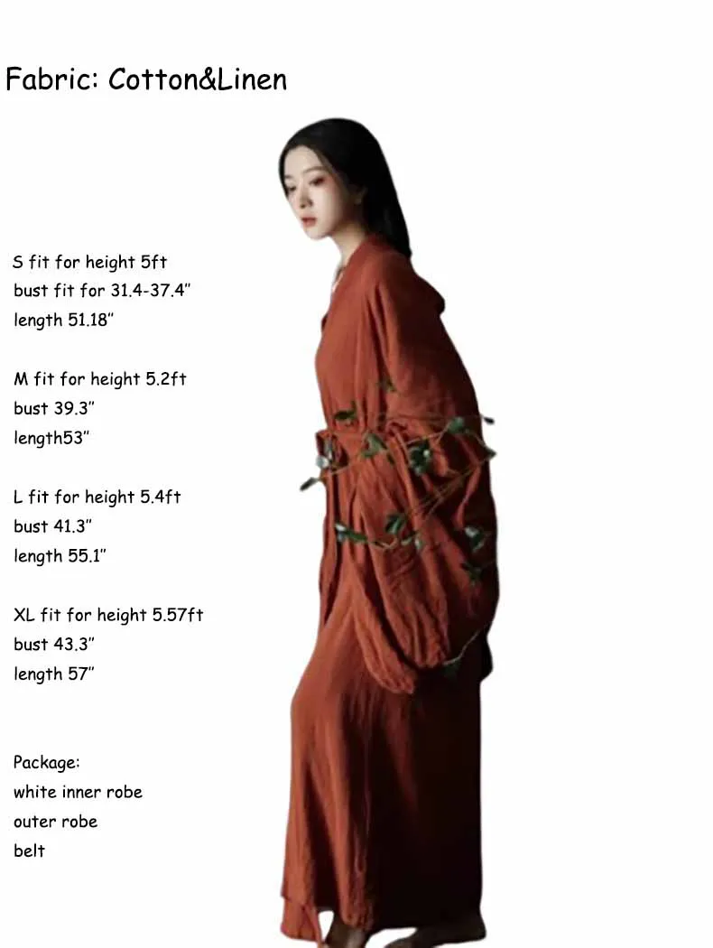 robe hanfu en coton et lin pour femmes, ensemble hanfu traditionnel chinois, costume de carnaval d'halloween cosplay, robe hanfu rouge pour femmes robe hanfu en coton et lin pour femmes, ensemble hanfu traditionnel chinois, costume de carnaval d'halloween cosplay, robe hanfu rouge pour femmes