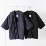 Kimono d&rsquo;hiver japonais Hanten vestes hommes samouraï manteaux courts Yukata vêtements asiatiques Haori femmes pyjamas hauts
