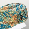 nouveau bandeau imprimé ultra large de style bohème rétro européen et américain, cheveux de style vacances en tissu de fleur de cajou pour femmes