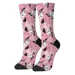 Chaussettes mignonnes de chien drôle de dessin animé courageux, chaussettes d’équipage rétro Harajuku, douces pour la peau, respirantes, unisexe, roman heureux, Hip-hop, cadeau Chaussettes mignonnes de chien drôle de dessin animé courageux, chaussettes d’équipage rétro Harajuku, douces pour la peau, respirantes, unisexe, roman heureux, Hip-hop, cadeau