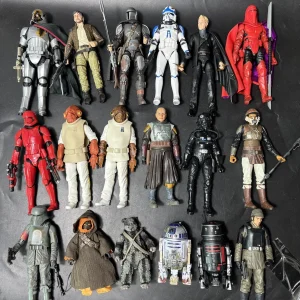 Star Wars série noire mandalorien Boba Fett Stormtrooper trappeur loup Obi-Wan Kenobi figurine modèle jouet passe-temps cadeau Star Wars série noire mandalorien Boba Fett Stormtrooper trappeur loup Obi-Wan Kenobi figurine modèle jouet passe-temps cadeau