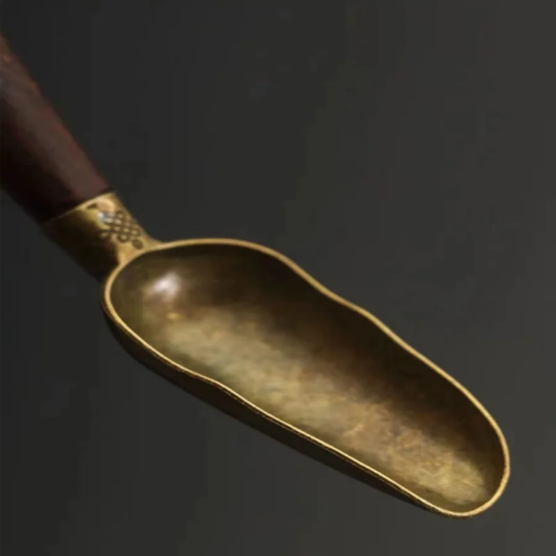 cuillère à thé en ébène, 1 pièce, cuillère à thé en bois massif rétro créatif, pelle à thé kongfu, accessoires de cérémonie du thé, cadeau cuillère à thé en ébène, 1 pièce, cuillère à thé en bois massif rétro créatif, pelle à thé kongfu, accessoires de cérémonie du thé, cadeau
