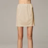 jupe femme taille élastique demi glissement jupon jupes sous jupe dame crinoline lait soie blanc dentelle banlieue bureau jupe