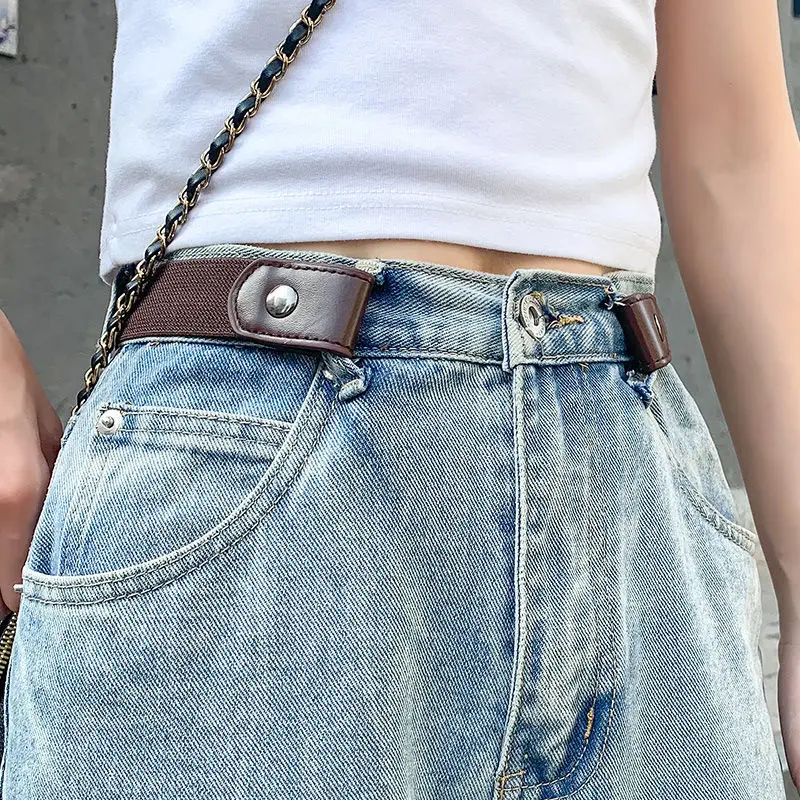 ceinture élastique invisible sans boucle pour femme, sans poinçonnage, sans tracas, confortable, sans marque, sport, jeans ceinture élastique invisible sans boucle pour femme, sans poinçonnage, sans tracas, confortable, sans marque, sport, jeans