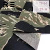 Tissu de Camouflage tigre noir et bleu, tissu en Nylon 500D, décoration tactique DIY, largeur 1.5m x 1m de longueur