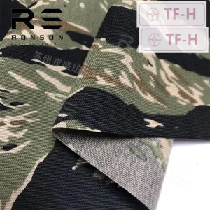 Tissu de Camouflage tigre noir et bleu, tissu en Nylon 500D, décoration tactique DIY, largeur 1.5m x 1m de longueur