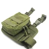 pochette tactique molle edc, pochette utilitaire compacte 600d, sac à outils polyvalent, sac de rangement, sacs à outils avec panneau de plate forme de cuisse