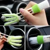 Nettoyeur d’aération de voiture multifonction, Mini plumeau de ventilation en Micro Fiber à Double extrémité, housse en tissu amovible, brosse de nettoyage Portable pour voiture Nettoyeur d’aération de voiture multifonction, Mini plumeau de ventilation en Micro Fiber à Double extrémité, housse en tissu amovible, brosse de nettoyage Portable pour voiture