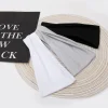 femmes bandeau turban couleur unie élastiques bandes de cheveux yoga bandeau mode maquillage cheveux cerceau vintage bandeau cheveux accessoires