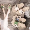 femme pantoufles fleurs sandales tongs sur chaussures de plage pour femmes tongs pas cher premium 2025 luxe liquidité vente