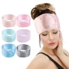 Bandeau de bain en satin soyeux pour femmes, ajustable, SPA, maquillage, lavage du visage, serviette douce, accessoires pour cheveux Bandeau de bain en satin soyeux pour femmes, ajustable, SPA, maquillage, lavage du visage, serviette douce, accessoires pour cheveux