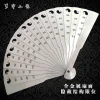 Éventail pliant en métal en acier inoxydable, éventail en fer de style ancien pour arts martiaux, auto défense, kung fu tai chi hanfu, cadeau haut de gamme