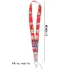 lanières de cou chat porte bonheur japonais, mignon, pour clés, porte clés, porte badge, carte d'identité, carte de crédit, corde de suspension, accessoires lariat