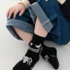 paquet de 5 chaussettes d'équipage de dessin animé pour garçons enfants étudiants coton peigné doux respirant enfants chaussettes de cheville automne hiver conception de dessin animé
