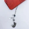 koi star beads y2k – porte clés thème océan pour fille, fait à la main, anime petit poisson, breloque porte bonheur, sangles de téléphone, lanière, bijoux cadeaux