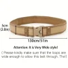 ceinture tactique de camouflage en plein air pour hommes, ceinture en tissu oxford, ceinture d'alpinisme, ceinture de taille large en nylon, ceinture de travail neutre
