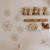 Ins Style scandinave découpé marguerite fleur décoration murale fleur en bois bricolage marguerite en bois, printemps et été, décoration de fête de chambre, cadeaux de vacances idéaux