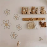 Ins Style scandinave découpé marguerite fleur décoration murale fleur en bois bricolage marguerite en bois, printemps et été, décoration de fête de chambre, cadeaux de vacances idéaux Ins Style scandinave découpé marguerite fleur décoration murale fleur en bois bricolage marguerite en bois, printemps et été, décoration de fête de chambre, cadeaux de vacances idéaux