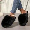 pantoufles d'intérieur innovantes pour femmes, antidérapantes, tête ronde, garde au chaud, chaussures one kick pour femmes, pantoufles de maison légères en daim, nouvelle collection 2025