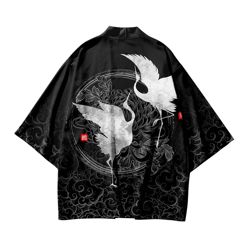 kimono haori traditionnel japonais pour enfant de 3 à 14 ans, cardigan à la mode, veste, cape, vêtements de plage kimono haori traditionnel japonais pour enfant de 3 à 14 ans, cardigan à la mode, veste, cape, vêtements de plage