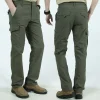Été décontracté léger armée militaire pantalons longs mâle imperméable séchage rapide cargo camping salopette pantalon tactique respirant