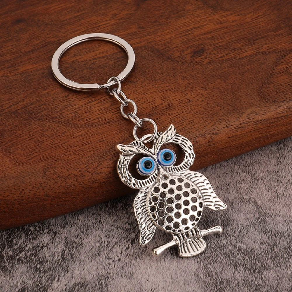 couleur argent bleu profond hibou animal femmes sac accessoires religieux mauvais œil porte clés pendentif voiture clé et porte clés couleur argent bleu profond hibou animal femmes sac accessoires religieux mauvais œil porte clés pendentif voiture clé et porte clés