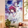 angel beats kanade japonais anime tapisserie dortoir tapisserie japonaise maison dortoir tapisserie