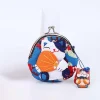 Design de mode Style japonais Maneki Neko porte-monnaie poupée fleur impression chat chanceux pochette PU sac de rangement porte-carte hommes Design de mode Style japonais Maneki Neko porte-monnaie poupée fleur impression chat chanceux pochette PU sac de rangement porte-carte hommes