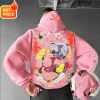 Harajuku Dragon Ball Majin Buu Saiyan Streetwear Vintage automne hommes à capuche hiver femmes surdimensionné sweat à capuche à manches longues