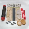 ensemble de fabrication de sushi, moule à sushi, kit de rouleaux bazooka, tapis en bambou pour rouler la viande et les légumes, outils de cuisine, gadgets, accessoires n3