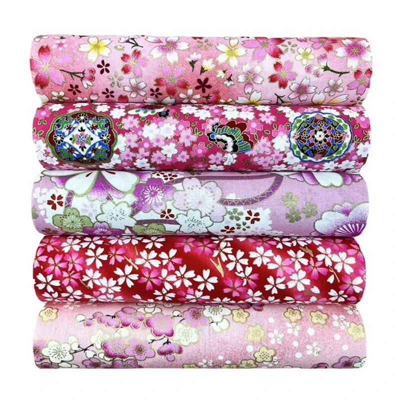 tissu kimono imprimé japonais, patchwork fait main, dessin animé, grille en coton, motif de fleurs, textile maison, 20x25cm, 5 pièces tissu kimono imprimé japonais, patchwork fait main, dessin animé, grille en coton, motif de fleurs, textile maison, 20x25cm, 5 pièces