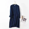 nouveau printemps et automne japonais kimono robe couple coton crêpe peignoir hommes et femmes kimono robe robes pour femmes vêtements de nuit
