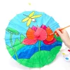 parapluies en papier de mariage 60cm, accessoires de photographie pour fête de mariage, bricolage pour adultes et enfants, peinture de calligraphie, parapluies en papier huilé
